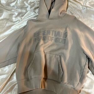 Essentials Beige Hoodie